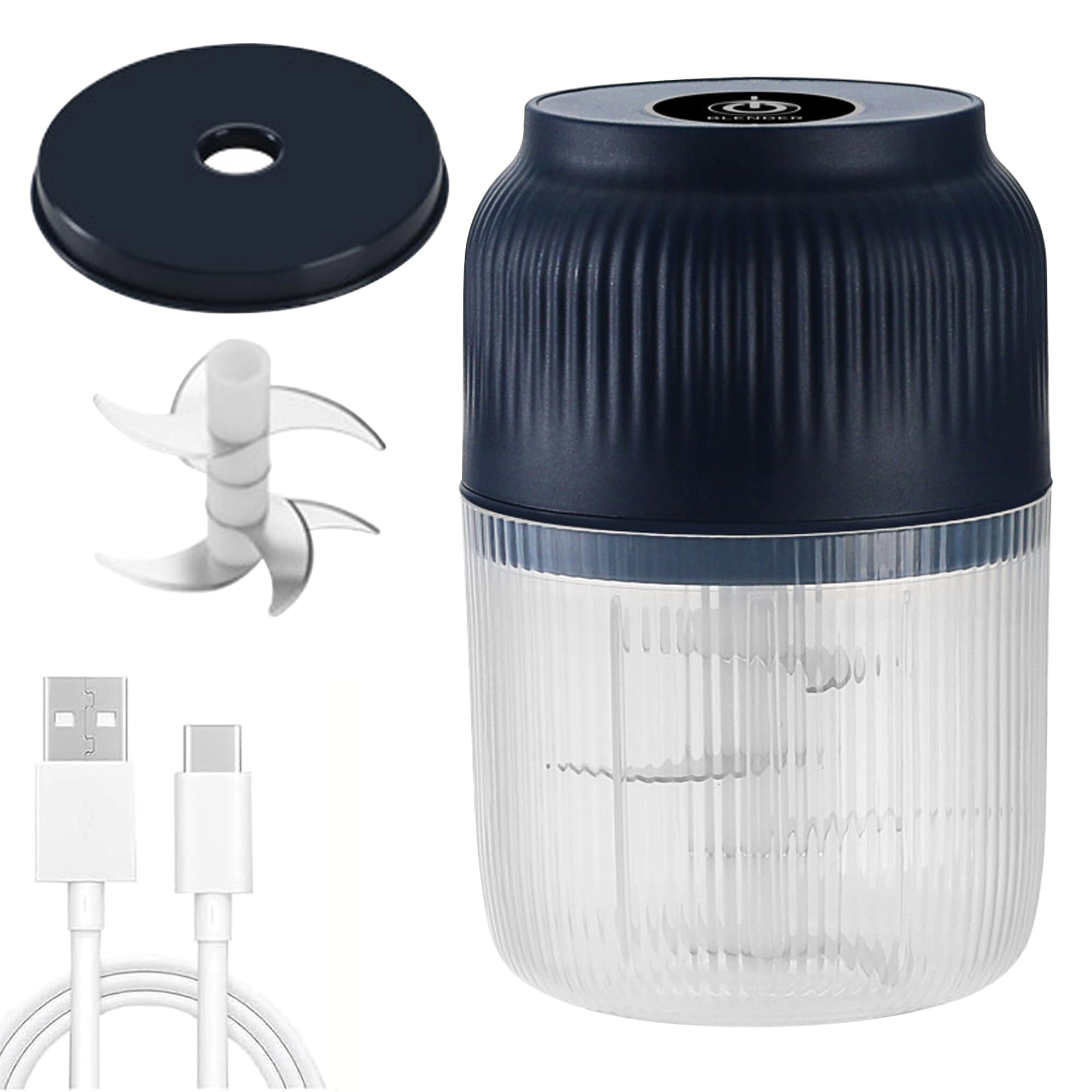 Odetina Household Electric Garlic Crusher - 350ML Rechargeable