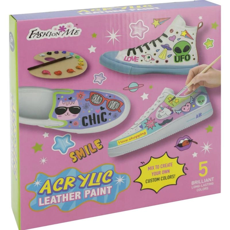 Non Branded Coloring Sneakers - 5 Color Markers, Sneakers, Spray Bottle