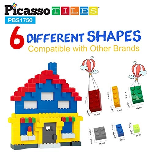 Building Block Tiles - 1750pcs