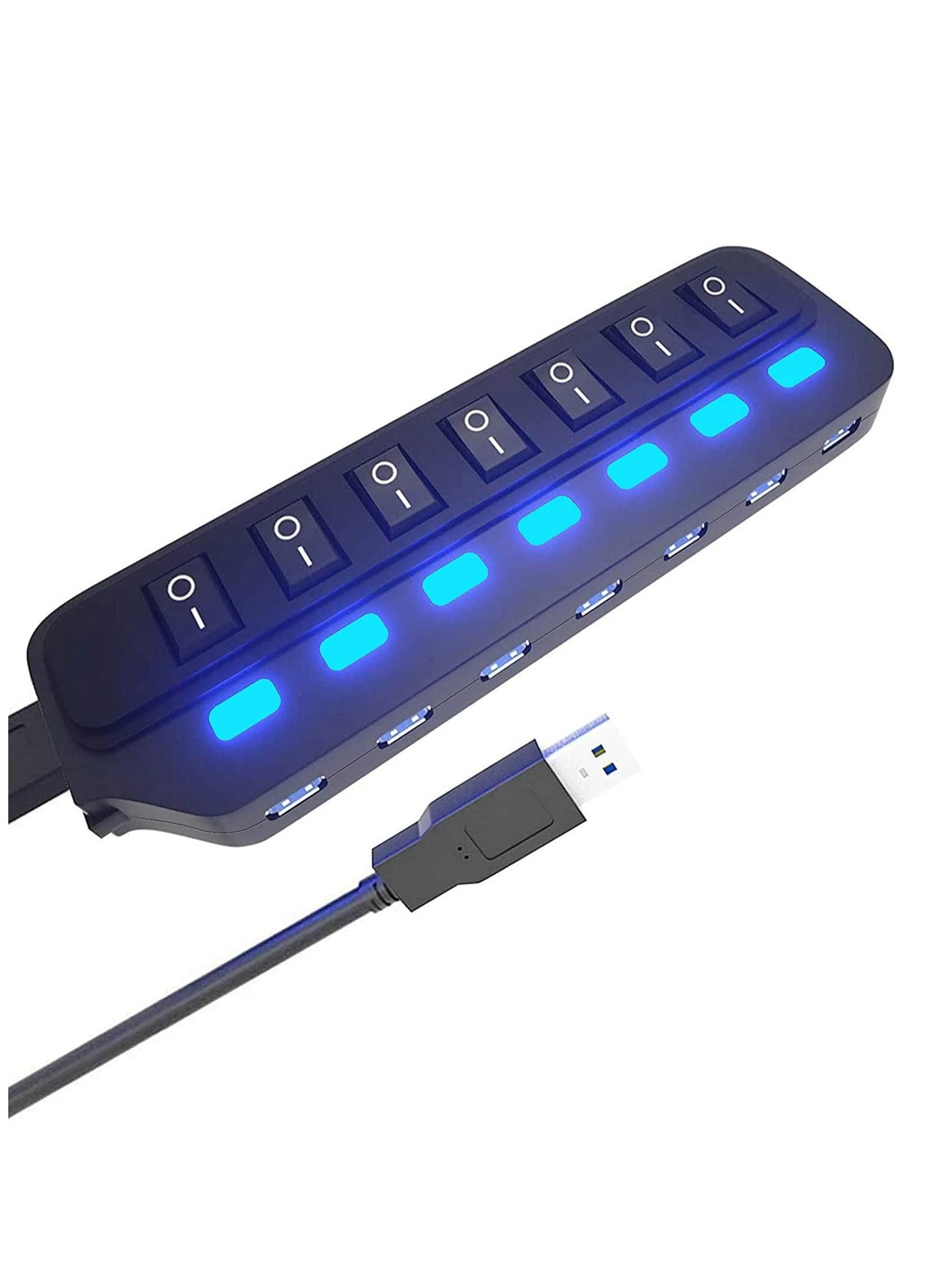 USB 3.0 Hub - 10W Power Adapter 1 Port USB 3.0 6 Port USB 2.0