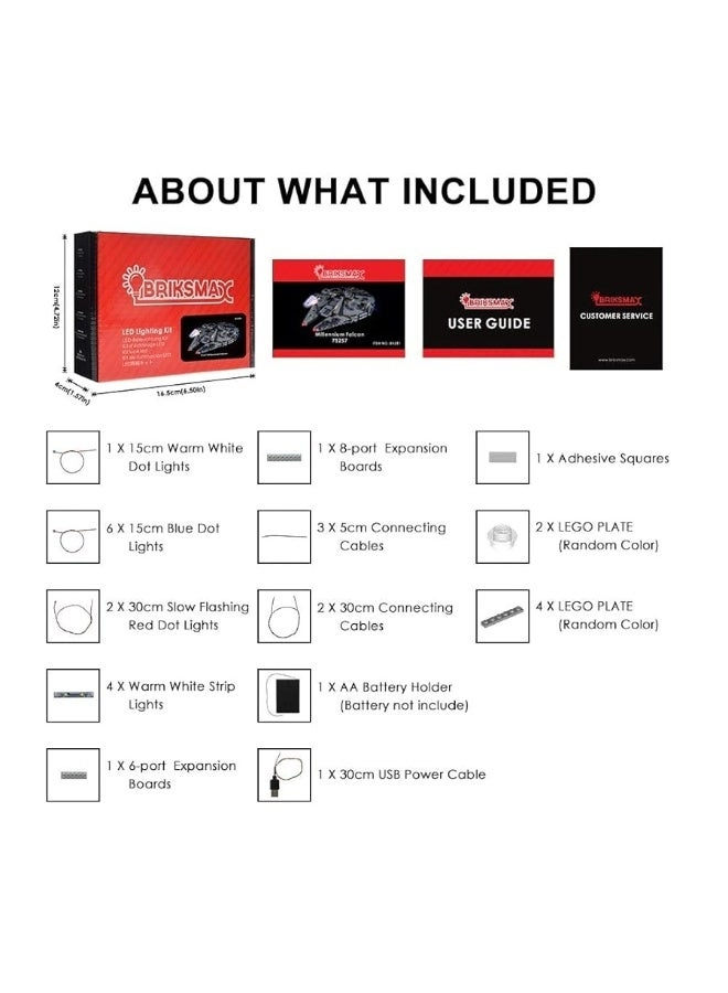 Led Lighting Kit for LEGO Millennium Falcon 75257