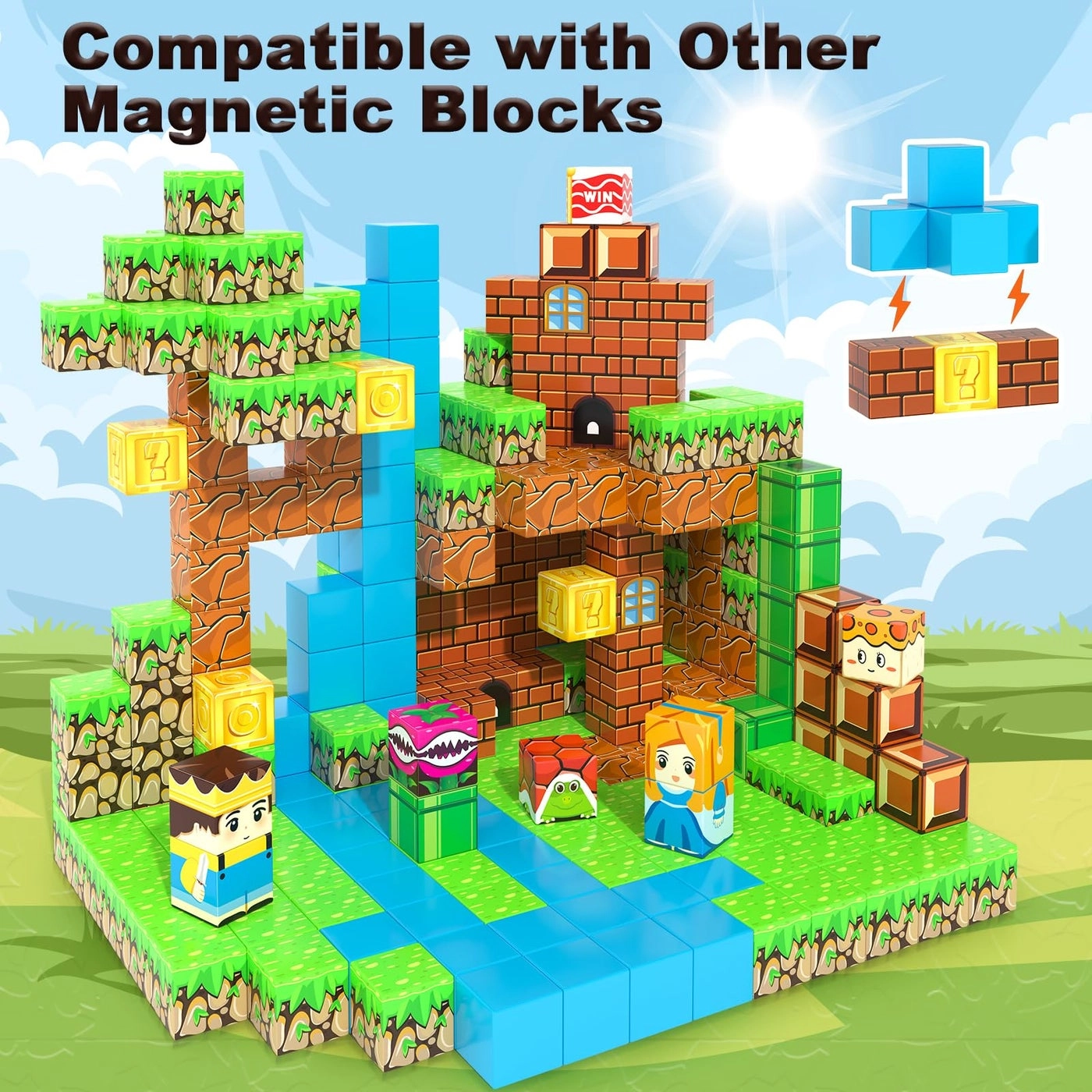 Build Mine Magnet World - Forest