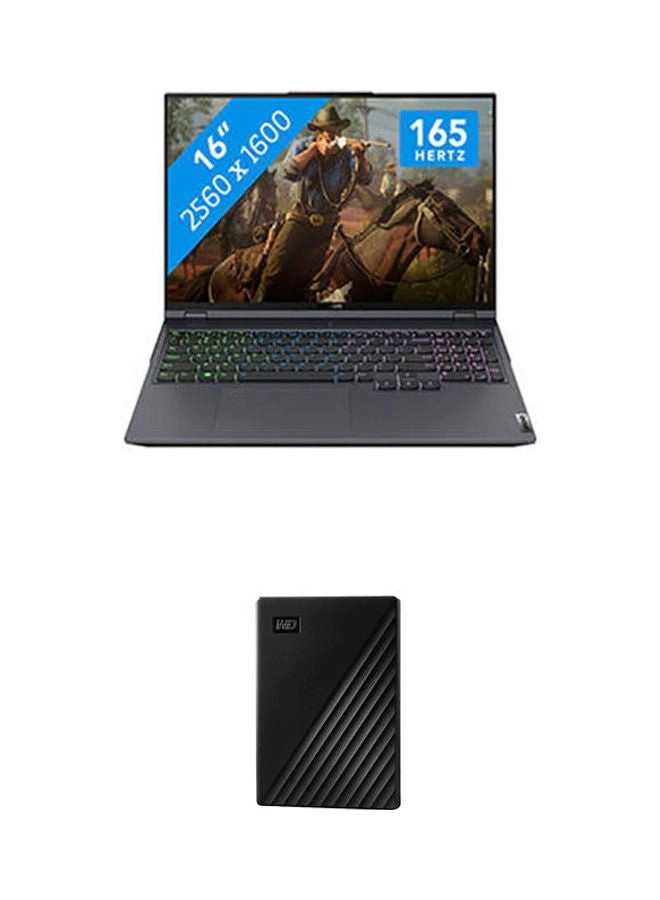 Lenovo Legion 5 Pro 16Ach6H - 16'' Ryzen 7 5800H 16GB 1TB SSD + External Hard Drive - 1TB