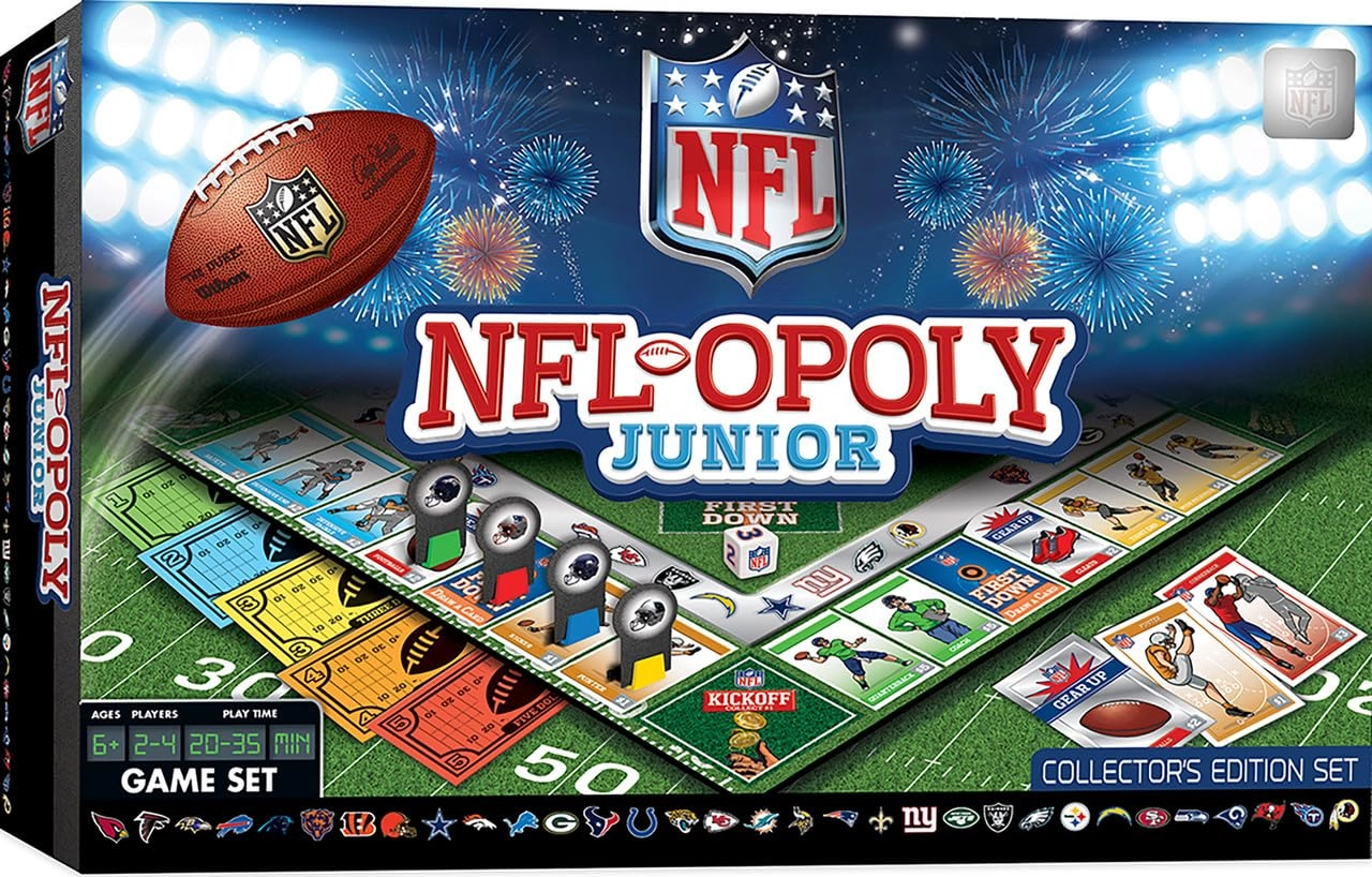 MasterPieces NFLOpoly Junior: Collectors Edition Set