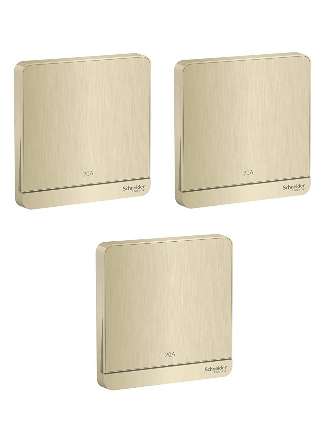 AvatarOn 20A Double Pole Switch - 3 pcs