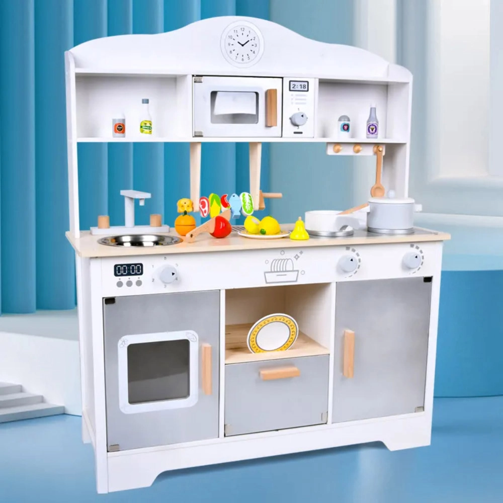 Wooden Kitchen Kids Toy Set - 60 x 70 x 26 cm (GF-MSN21008)