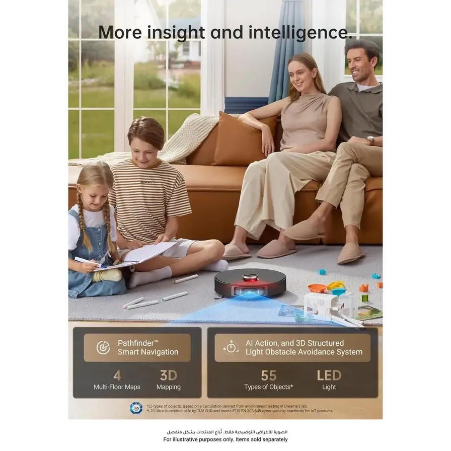 L20 Ultra - With Mop, Self-Empty Station