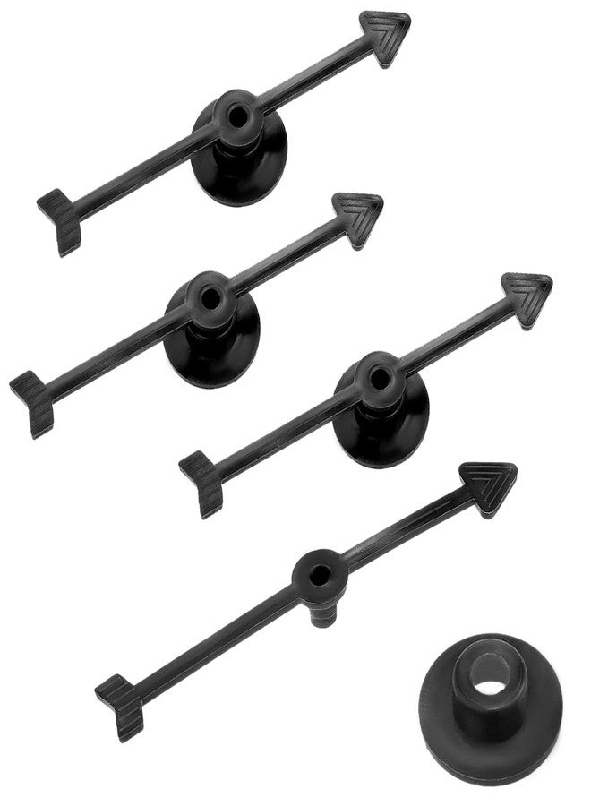 Arrow Spinners - 50 Packs 4 Inches Black