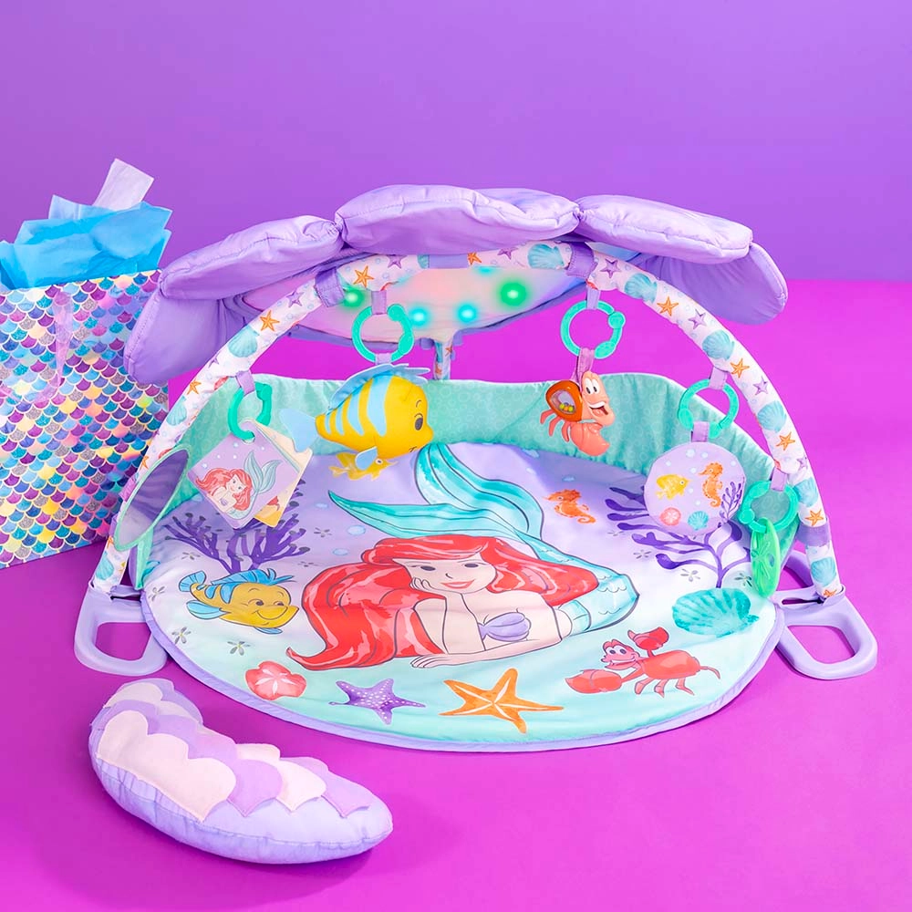Twinkle Trove Lights & Music Activity Gym - Mermaid 0 month
