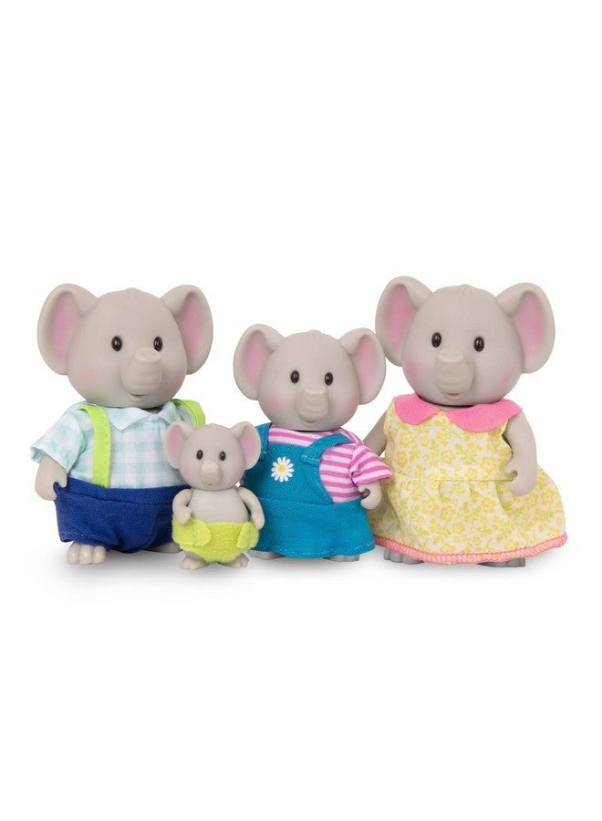 The Oliphant Elephant Family - Collectible Posable Elephant 4 pcs