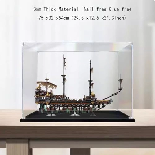 Acrylic Display Case - for Lego 71042 3mm