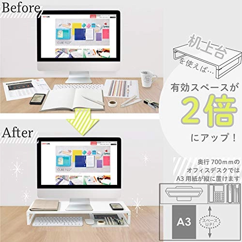 Desktop Stand - Sturdy Steel Yellow Green