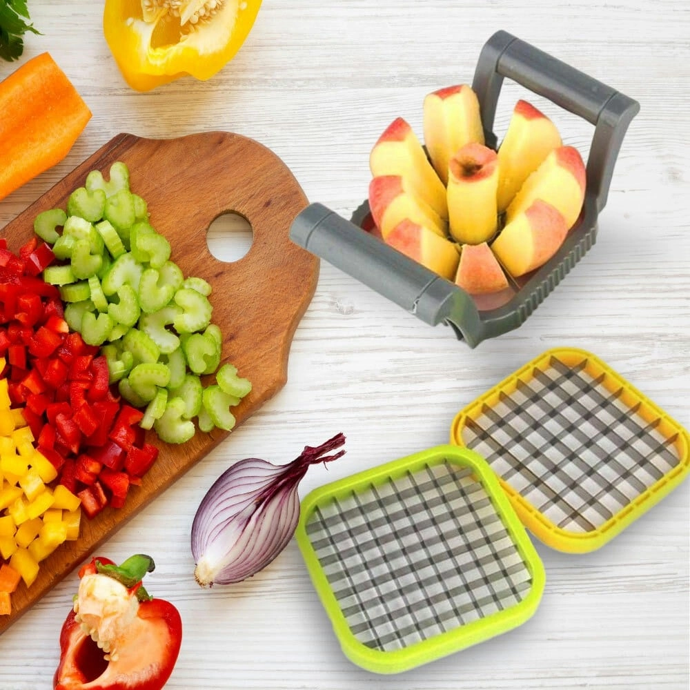 ZAYLON 3-in-1 Multi Vegetable and Fruit Chopper Slicer