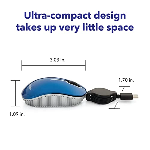 Mini Travel Optical Mouse - USB