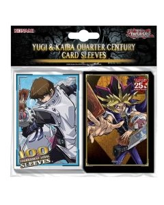 Konami Yugi & Kaiba Quarter Century Card Sleeves - 100pcs Double Pack