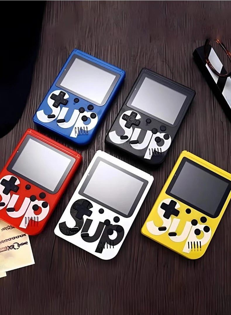 Handheld Game Console - 400 Built-in Games 3-Inch Color Screen Rechargeable Battery