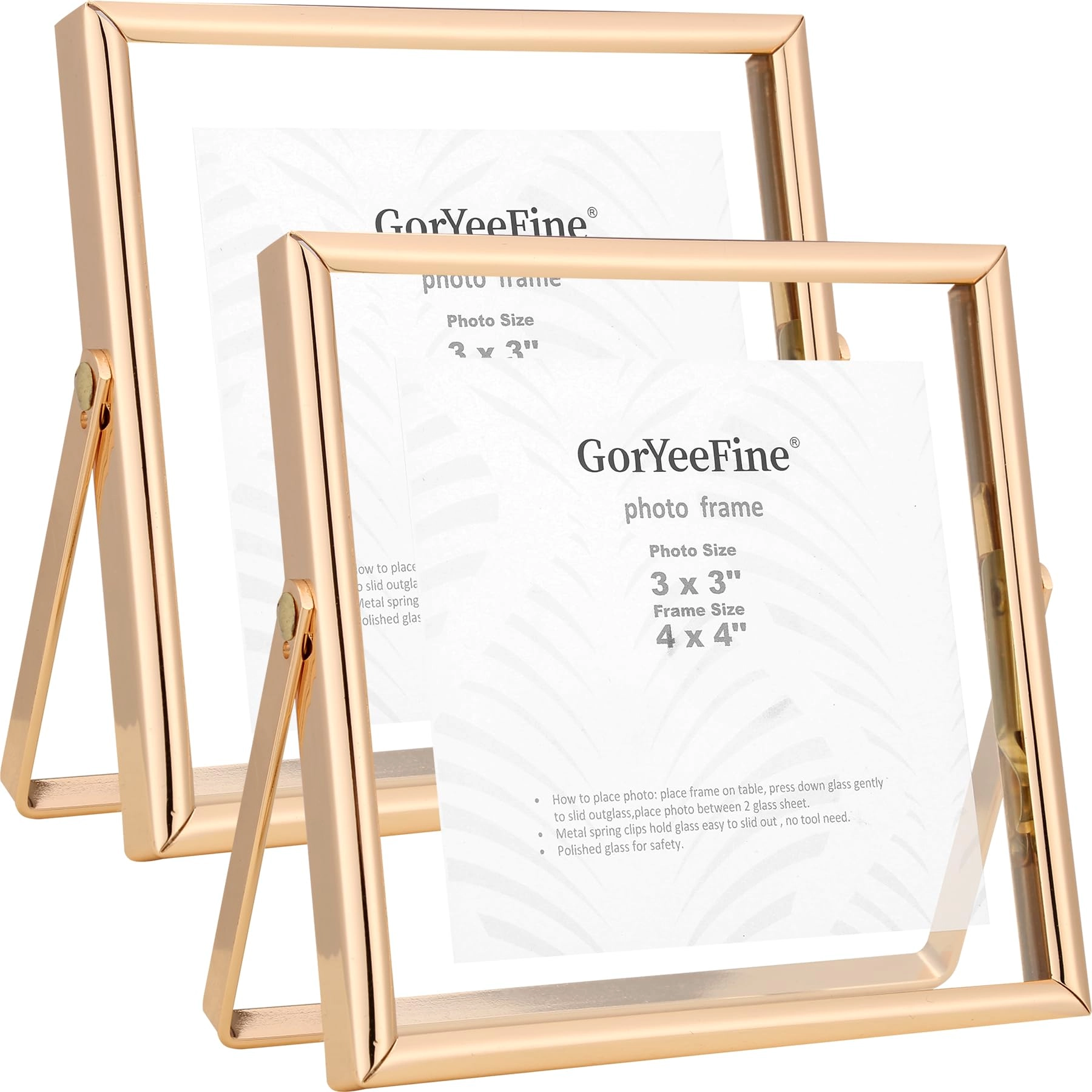 goryeefine Floating Frame - 4x4'' Pack