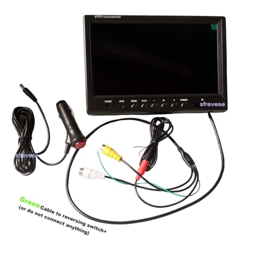 Rear view Monitor - 9" 2 channels + Reversing Camera - Night vision 720(H)586(V) + 15M video Cable - 15M