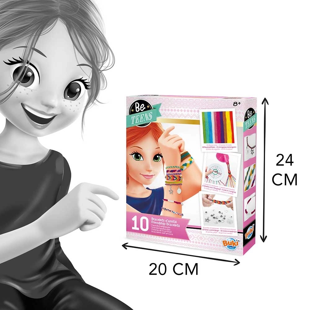 Friendship Bracelets Kit - 10 bracelets Suitable for 8 to 13+ yrs