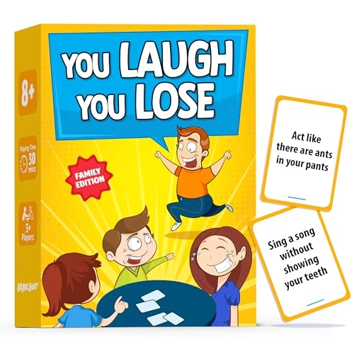BRAVEBUG You Laugh You Lose - 150 prompt cards ages 8 and up