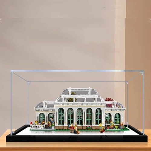 Acrylic Clear Display Case - Compatible with Lego 21353 Beautiful Botanical Garden Model
