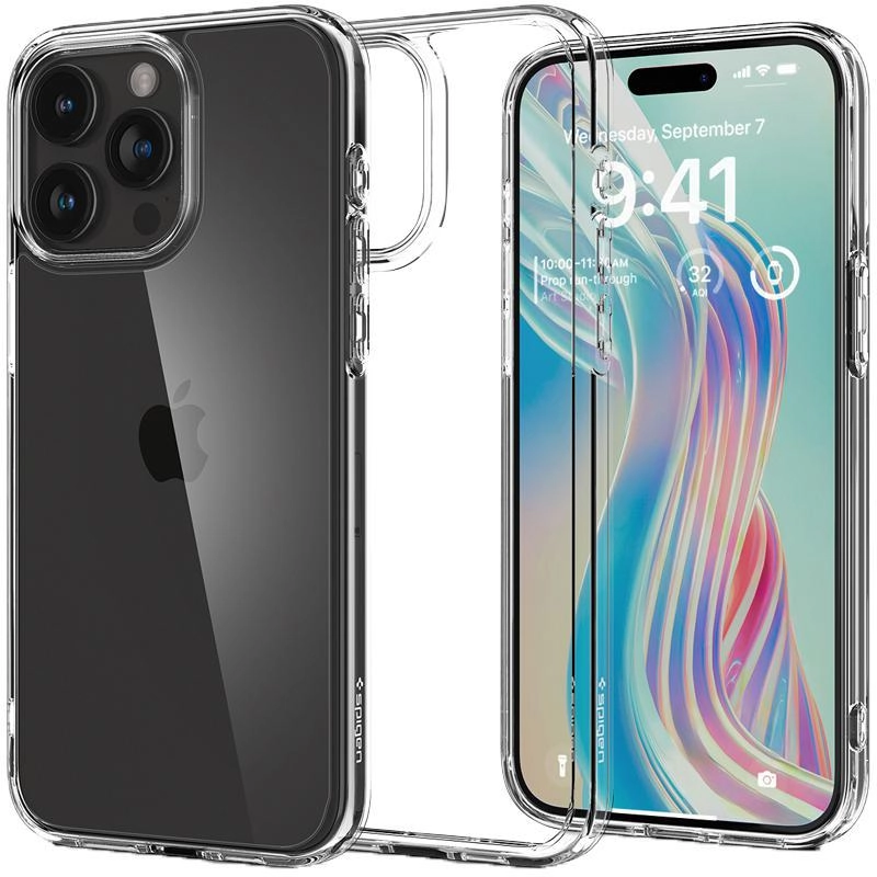 Crystal Hybrid Back Cover for iPhone 15