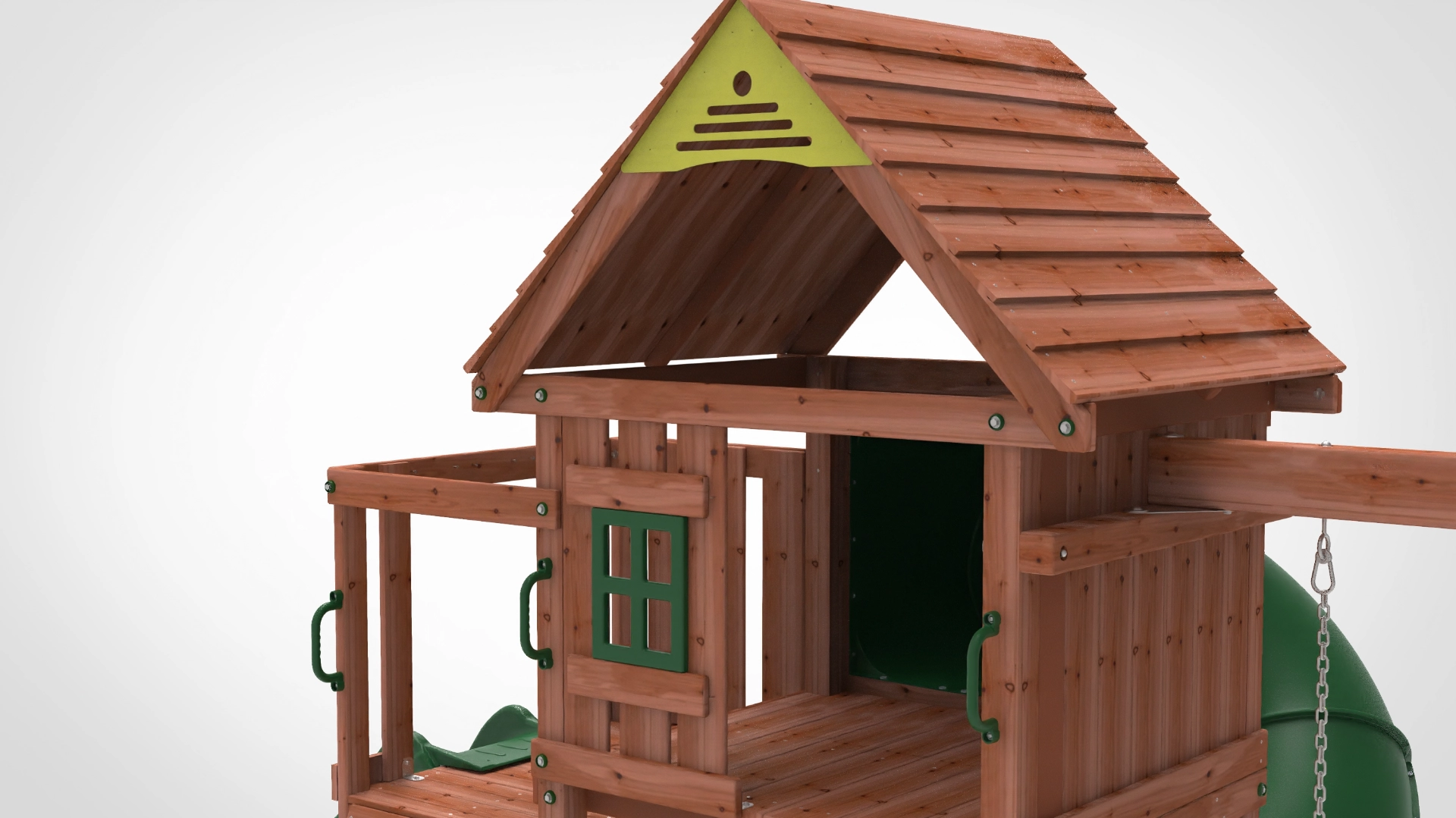 Little heros HQ - 2 Swings Tube slide