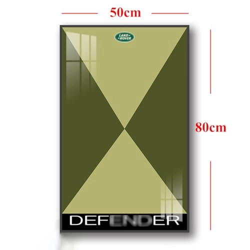 Display Wall Mount for LEGO Land Roveer Defendder 42110 - 50X80cm