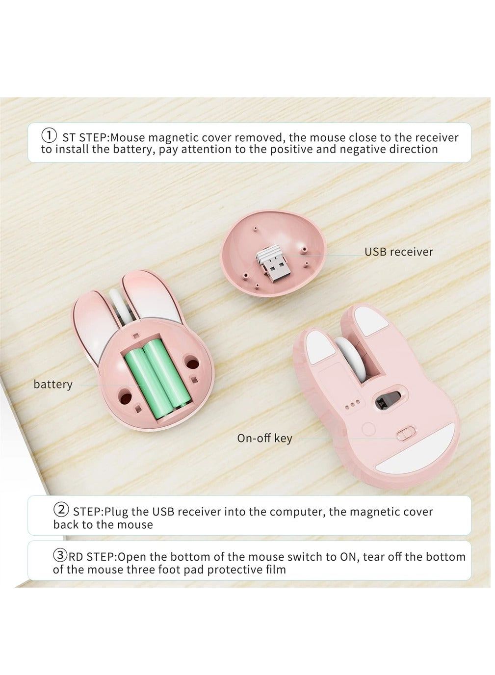 Wireless Silent Mouse - 2.4G