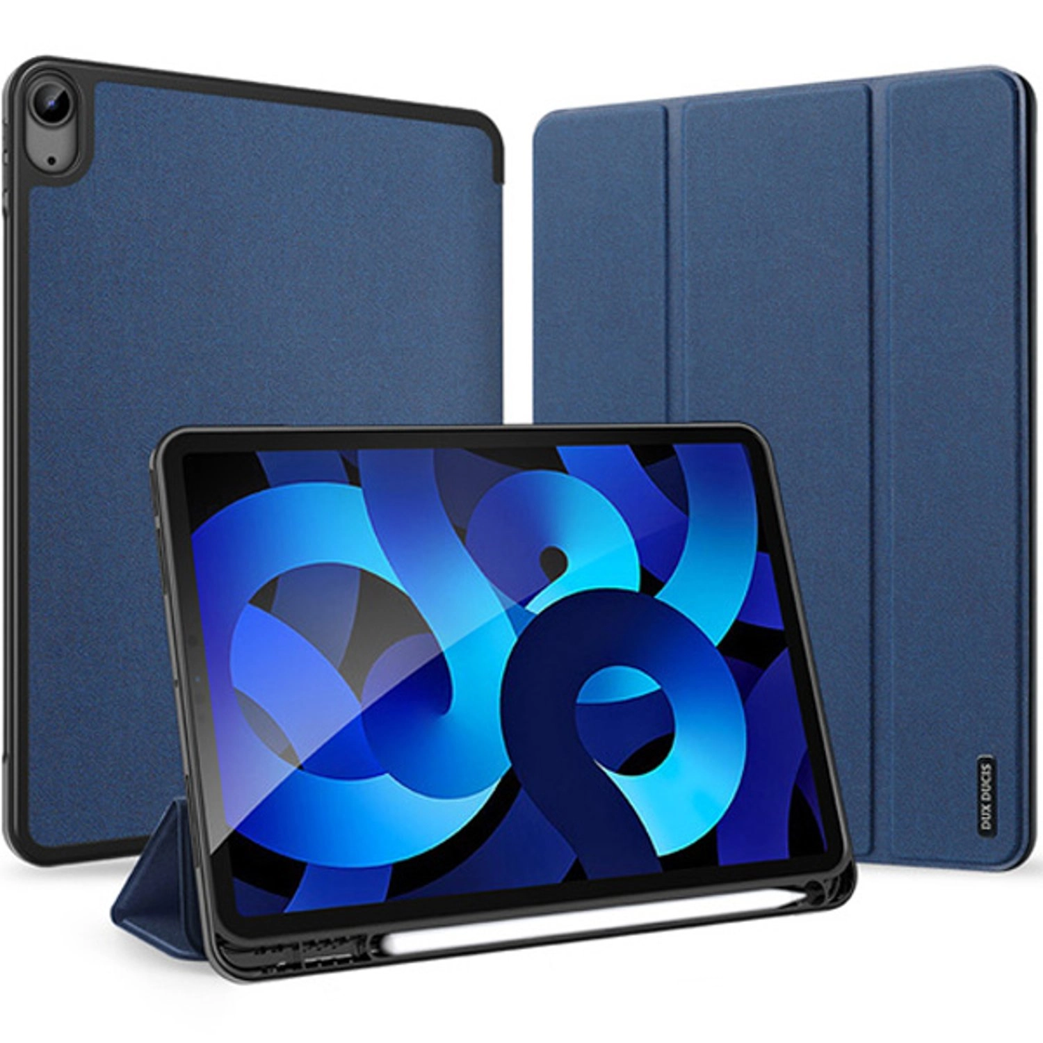 Folio Case with Pencil Holder and Wake/Sleep Function for iPad Air 4/5 10.9-inch