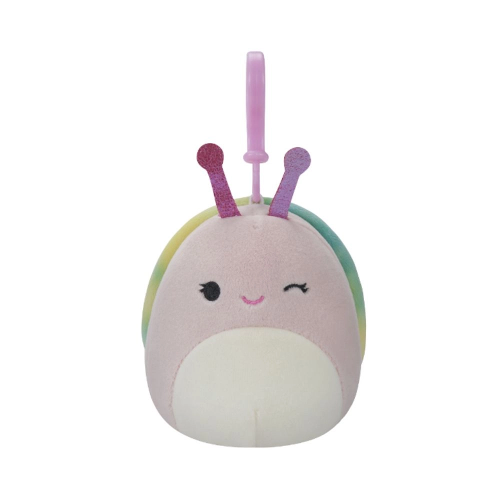 Squishmallows Silvina The Winking Snail 11.5 cm Clip On Plush