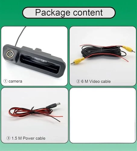 Rear View Camera - Night vision Wire AHD 720P