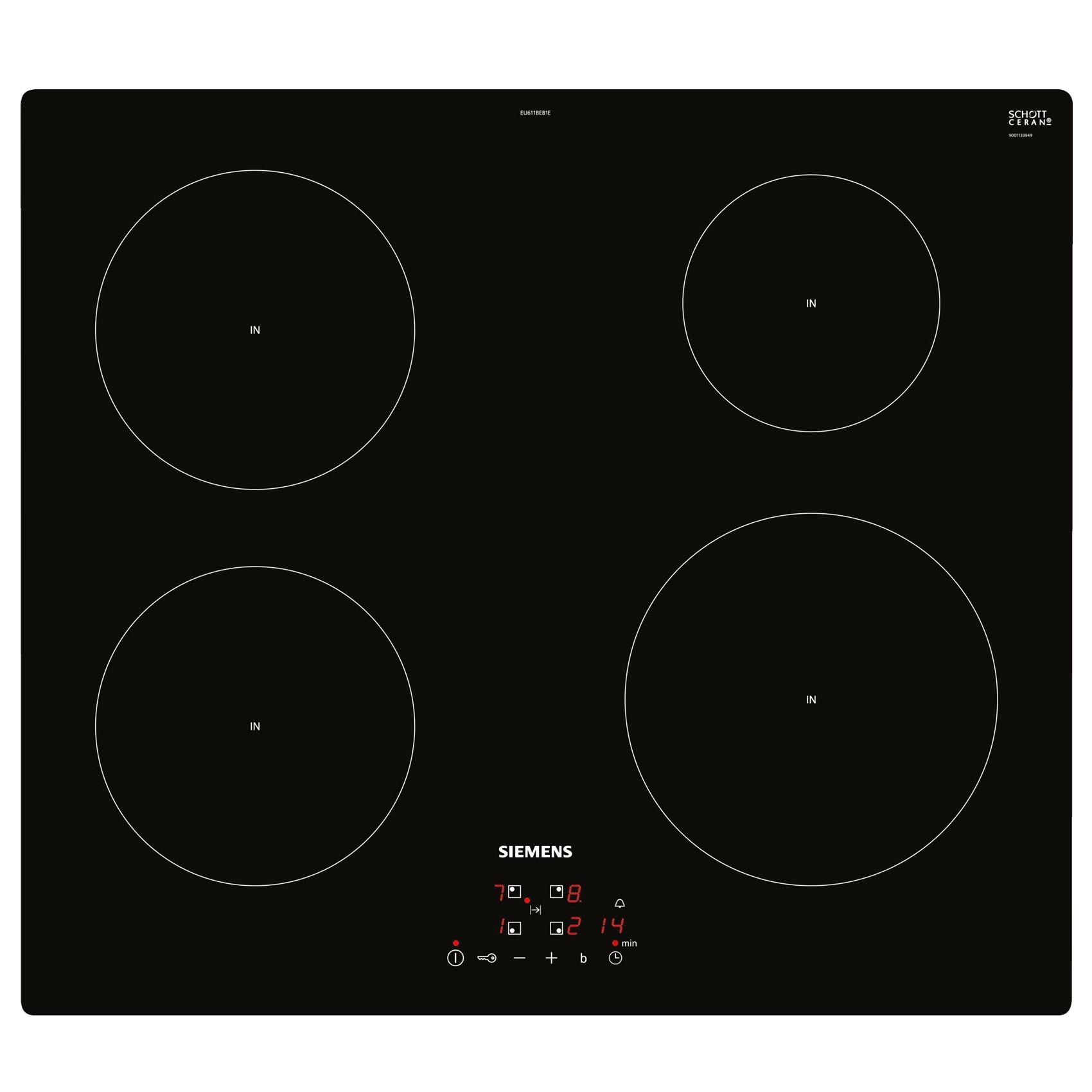 GLOBAL APPLIANCES EEU611BEB1E Ceramic hob