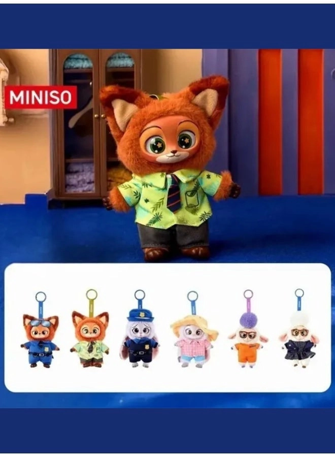 Zootopia Series Blind Box - Vinyl Plush Pendant Keychain