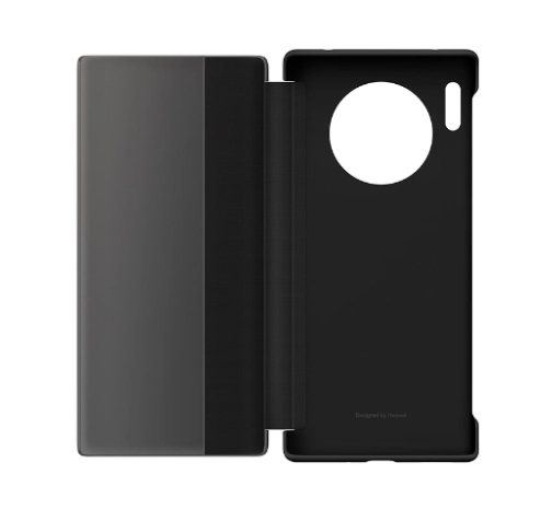 Smart View Cover For Mate 30 Pro - Premium PC+imported PU Smart Cover for Huawei Mate 30 Pro