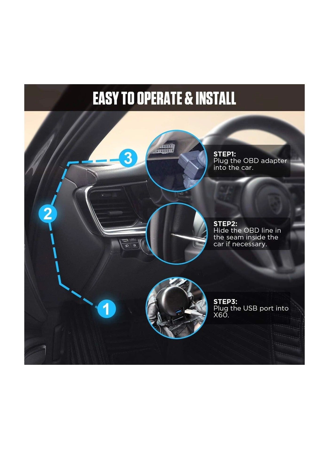 X60 - OBD HUD Multi-Function