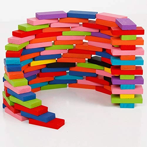 Wooden Building Blocks - 100pcs