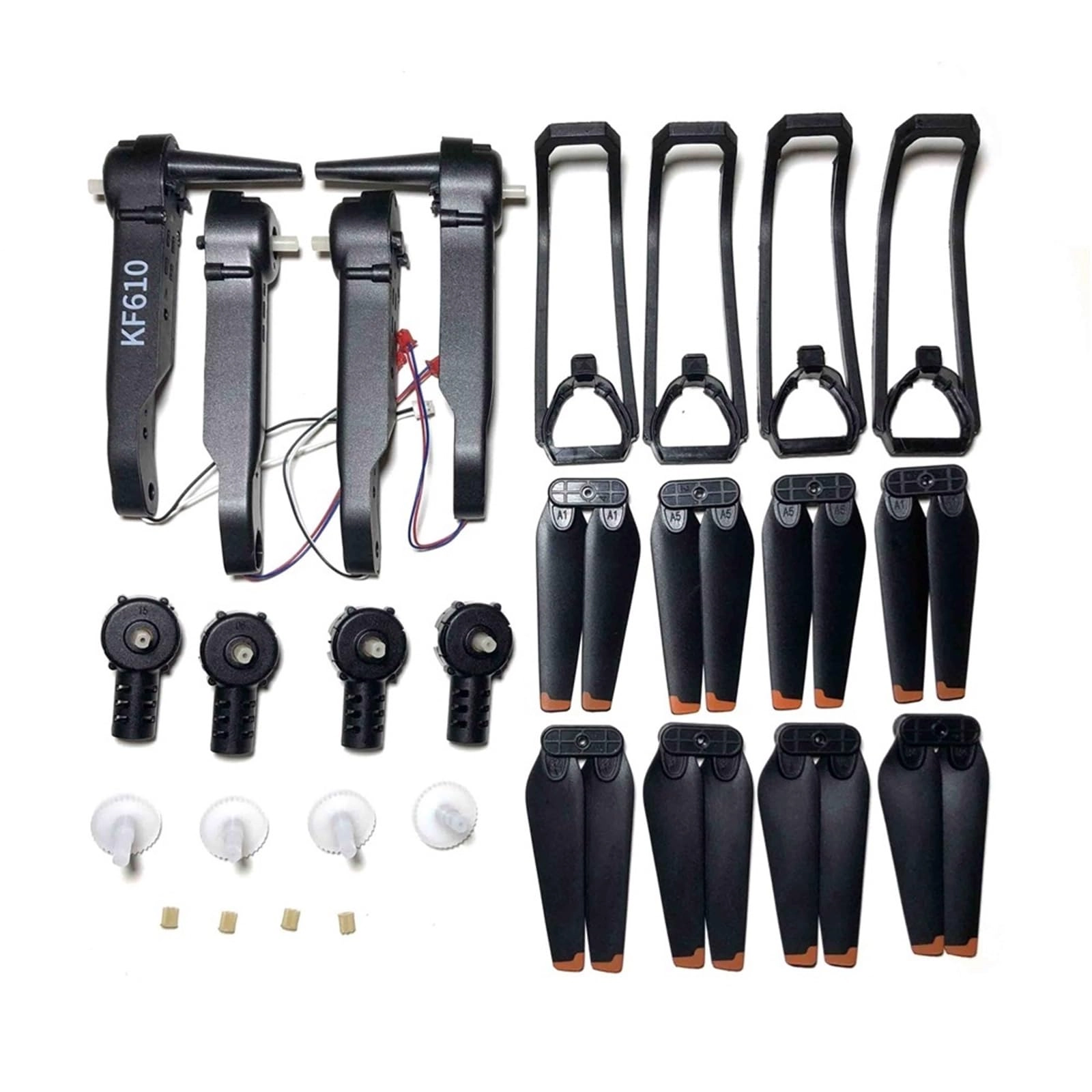 F22 - 8pcs blades Propellers Protection Landing Gear Guard Accessory