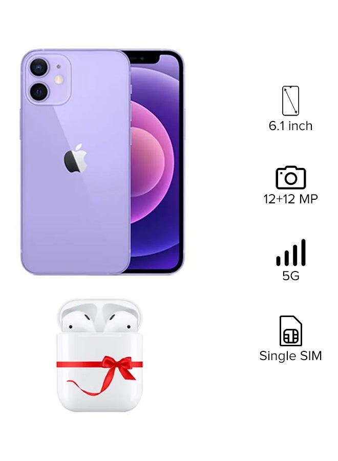 Apple iPhone 12 - 128GB + AirPods