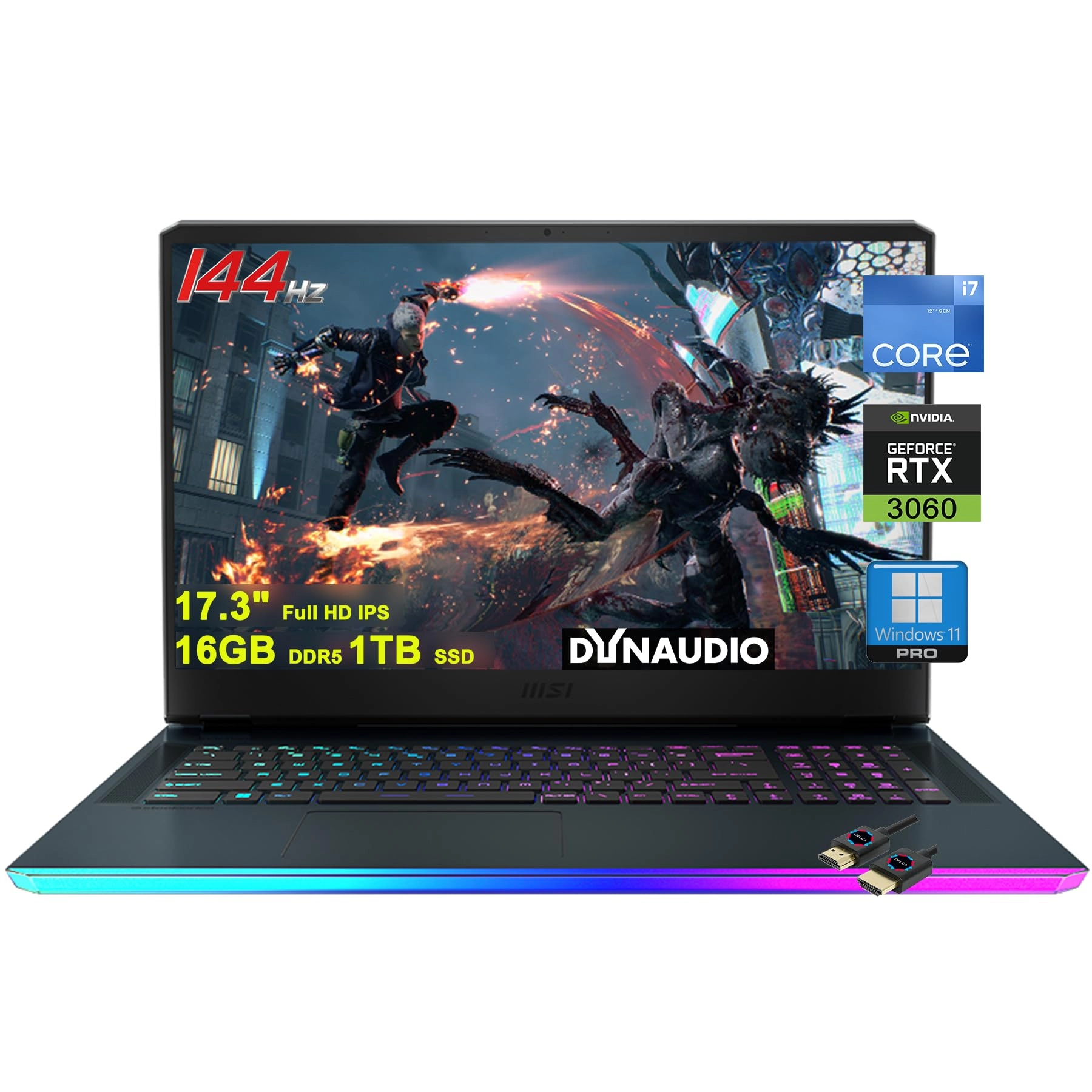 MSI GE76 Raider - 17.3'' i7-12700H 16GB DDR5 1TB SSD