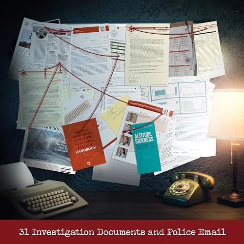 Murder on Mount Mortimer - Unsolved murder mystery game Cold Case Files Investigation