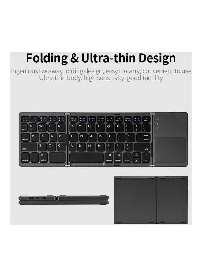 Round Keycap Touch Keyboard Case - Wireless