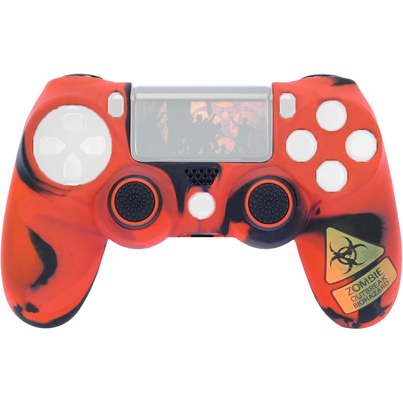 7-in-1 Soccer Grip Cover + Analogue Stick Attachement + Trigger Attachment + Sticker for Light Bar