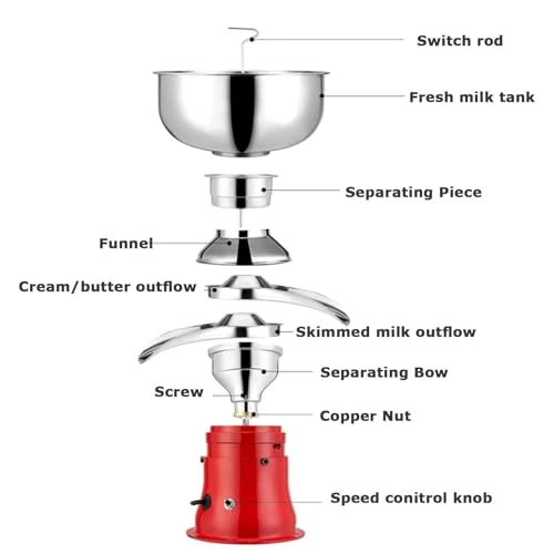 Centrifugal Milk Separator - 5L
