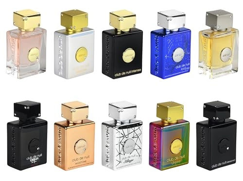 Club De Nuit Intense Man - 5 ml Eau de Parfum + Sillage + Urban Man Elixir + Iconic + Club De Nuit Man + Club De Nuit Intense Woman + Milestone + Untold + Club De Nuit Woman + Imperiale