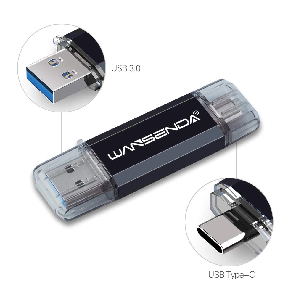 WANSENDA WSD-TC100 - USB 3.0 Type-C 128GB