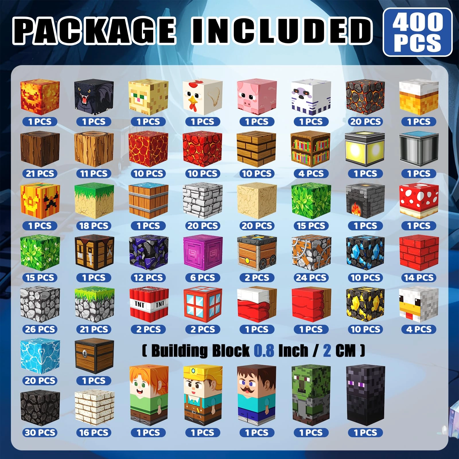 Magnetic Blocks - 400pcs