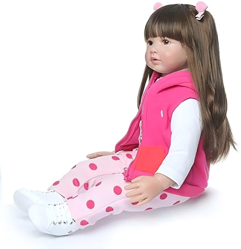 Reborn Baby Doll - 24 Inch Vinyl Silicone Girl Ages 3+