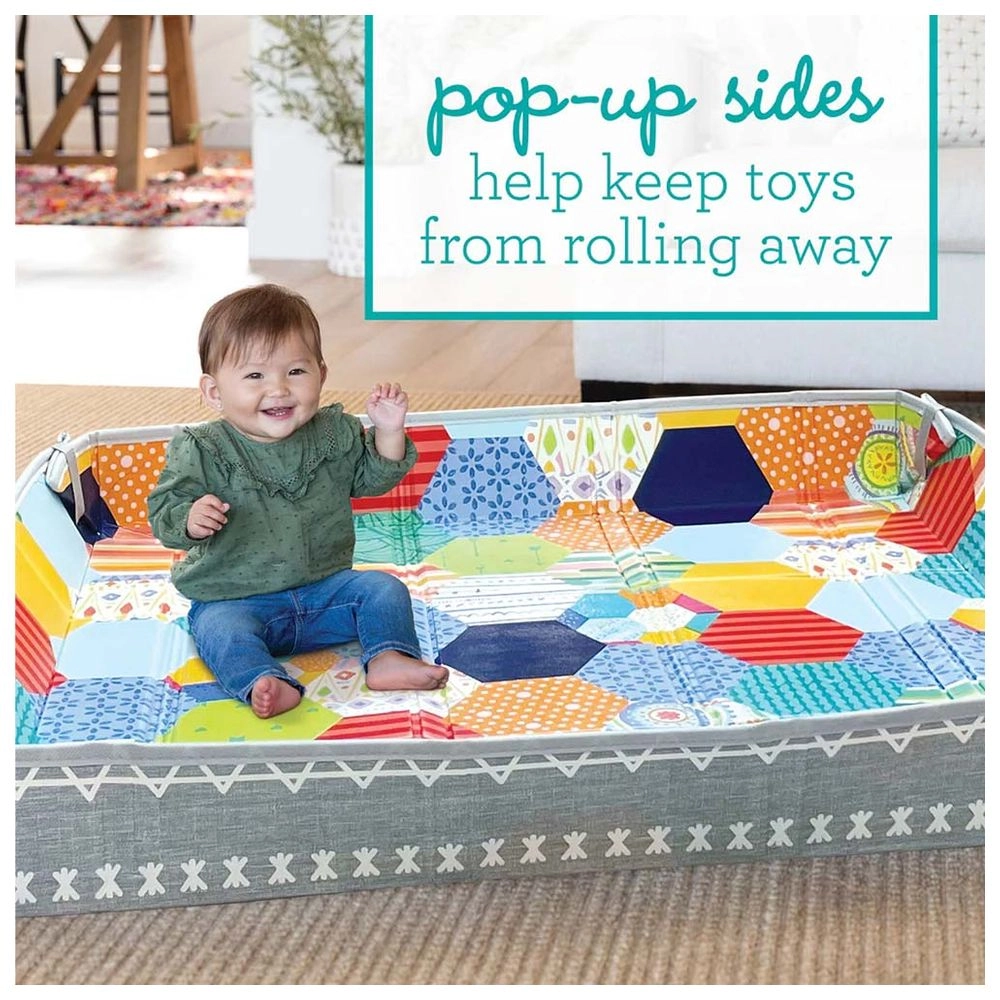 Foldable Soft Foam Mat - boho 0 Months