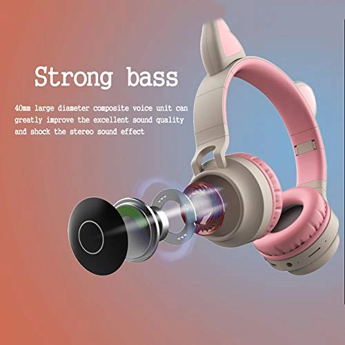 Kids Headphones Cat Ear Wireless Headphone